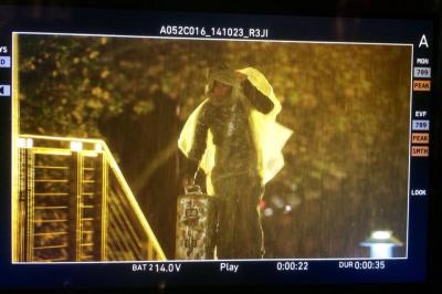 Emma Mayer im strömenden Regen und in Mannheim 